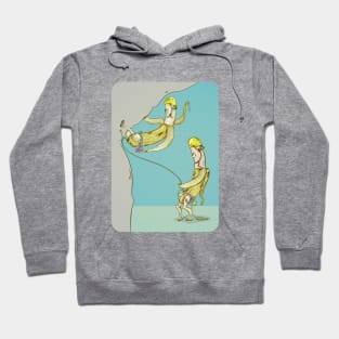 Funny bananas rock climbing Hoodie